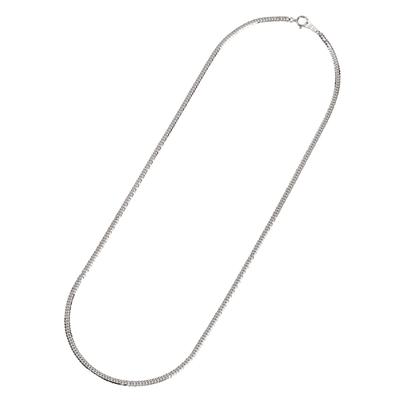 Платиновое ожерелье Pt850 W Kihei Chain Made in Japan Сертификационная печать 10 г 45 см Кольцо для вытягивания [Fairy Kallet] 6-стороннее