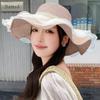 Summer New Woven Straw Hat Beach Vacation Lace Beach Sunscreen Hat Sunshade Sun Hat