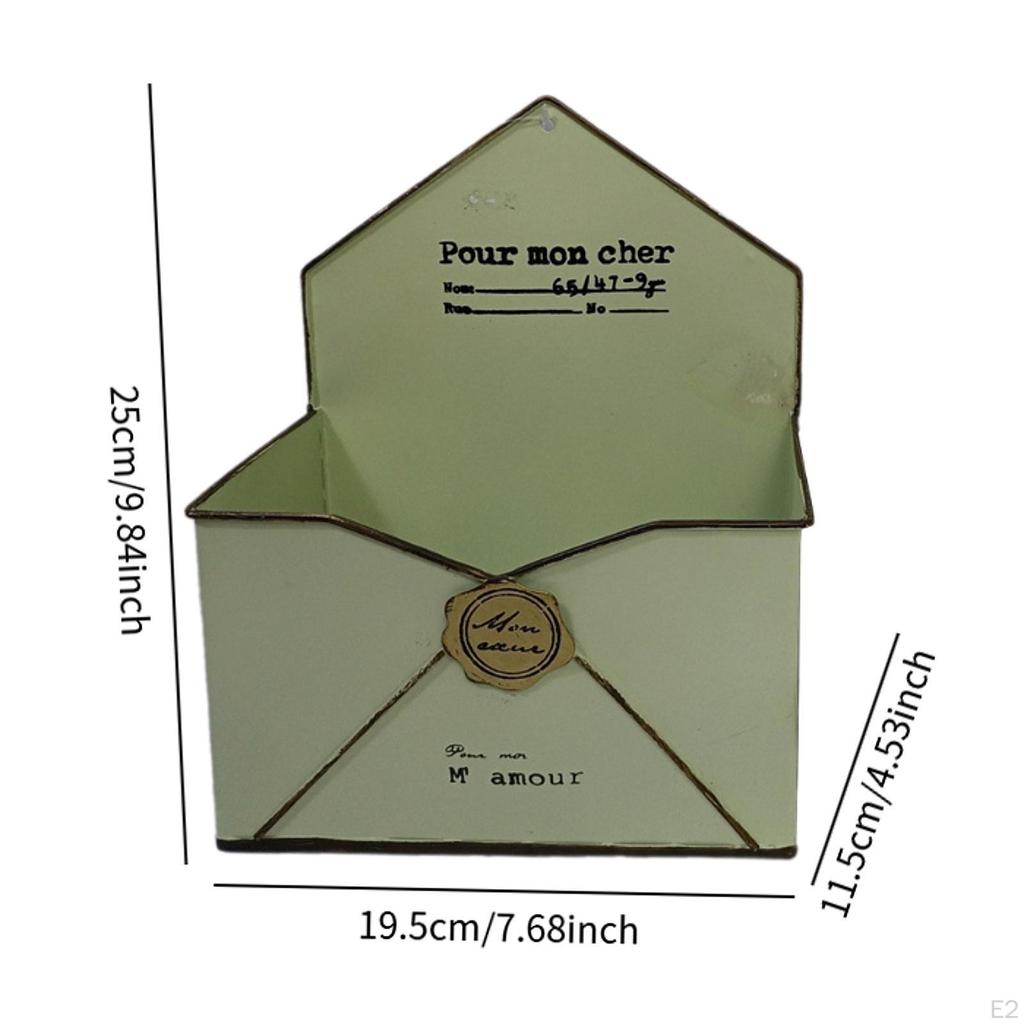 Шикарный металлический настенный держатель для цветов, корзина для входной двери, настенная ваза в деревенском стиле для фермерского дома, для помещений