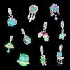 New Designer Charm Plating Glowing Light Insect Heart Style Charm for Crafts Fine Jewelry Pendants Charm for Bracelet Necklace