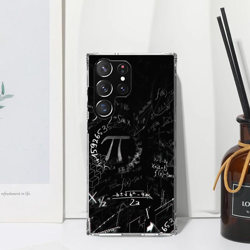 Чехол для телефона с принтом Физика Химия Математика для Samsung Galaxy S25 S24 S23 S22 Ultra S21 FE S20 Plus S10 + S10E Арт Fundas Задняя крышка