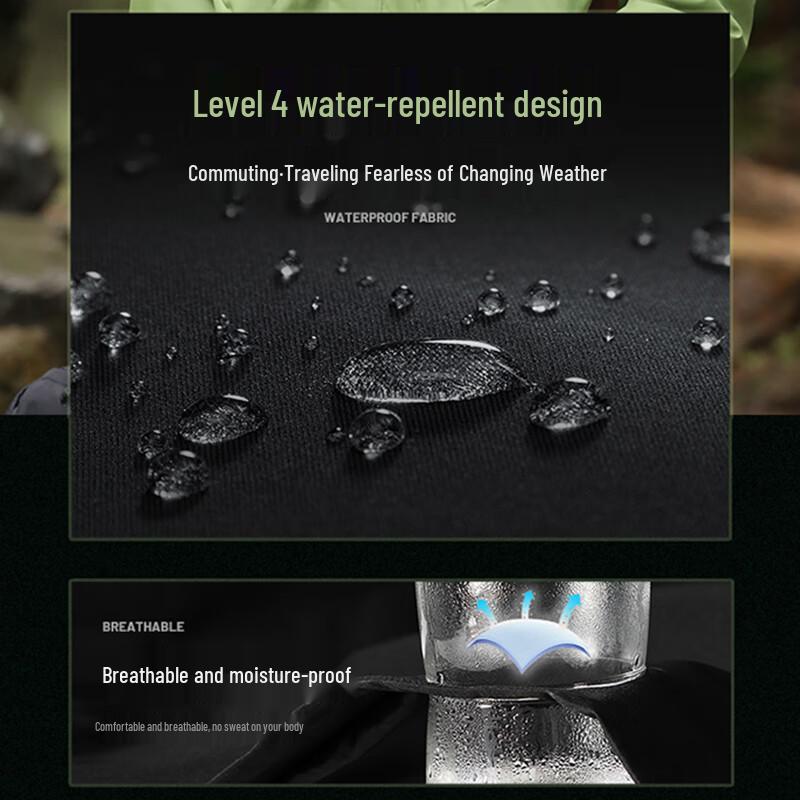 Jeep Spirit Unisex Outdoor Windproof Waterproof Hiking Jacket