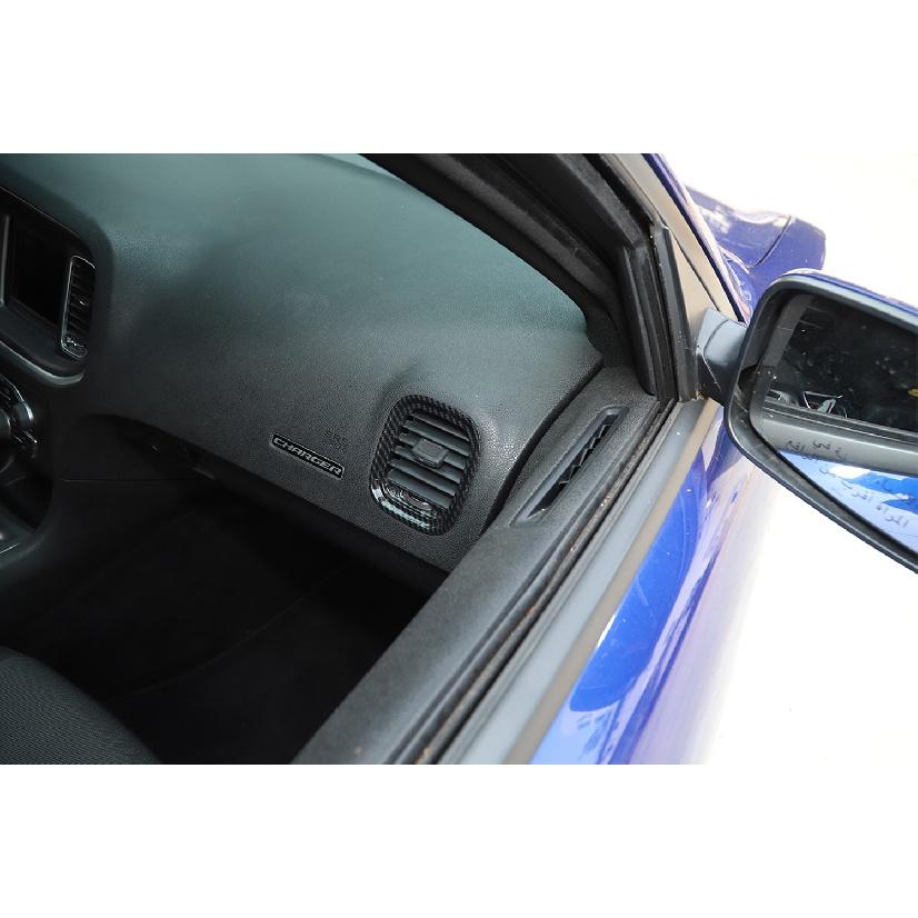 Приборная панель автомобиля, боковая декоративная крышка для кондиционера, наклейка для Dodge Charger 2015-2022, автомобильные внутренние молдинги