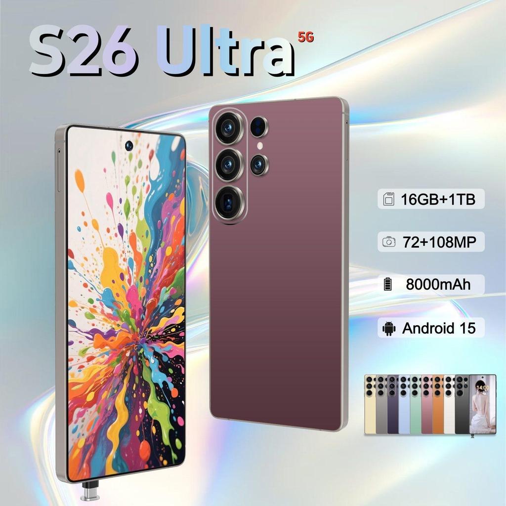 Смартфон S26 Ultra - 6,9-дюймовый дисплей, 16 ГБ + 1 ТБ памяти