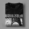 Мужская футболка Burzum Awesome Хлопковые футболки с коротким рукавом Футболка с круглым вырезом Одежда Большой размер