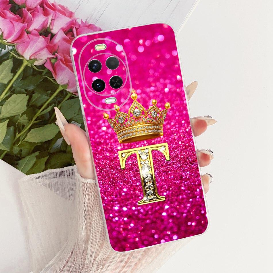 Для Huawei Nova 15 Pro 15Ultra 2026 Модный чехол для телефона с буквой и короной Для Huawei Nova15 15 Ultra 15Pro Мягкие силиконовые TPU чехлы