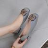 Spring Summer Shoes Women Flats Modern Elegant Ladies Single Shoes Fashion Brand Plus Size 42 D105