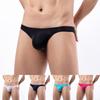 Thin Men Underwear Underpants White/Black/Rose Red/Sapphire