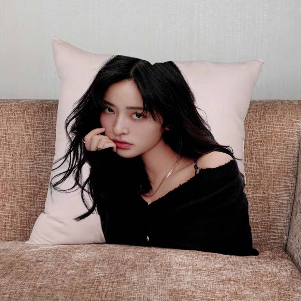 Actor Shen Yue Pillow Case For Home Bedroom Car Office Decoration Living Room Sofa Cushion Cover Suitable