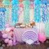 6 Pack Jellyfish Lanterns Gradient Blue Ocean Themed Paper Lantern Decorations Beach Pool Classroom Hanging Decor for Mermaid Birthday Party