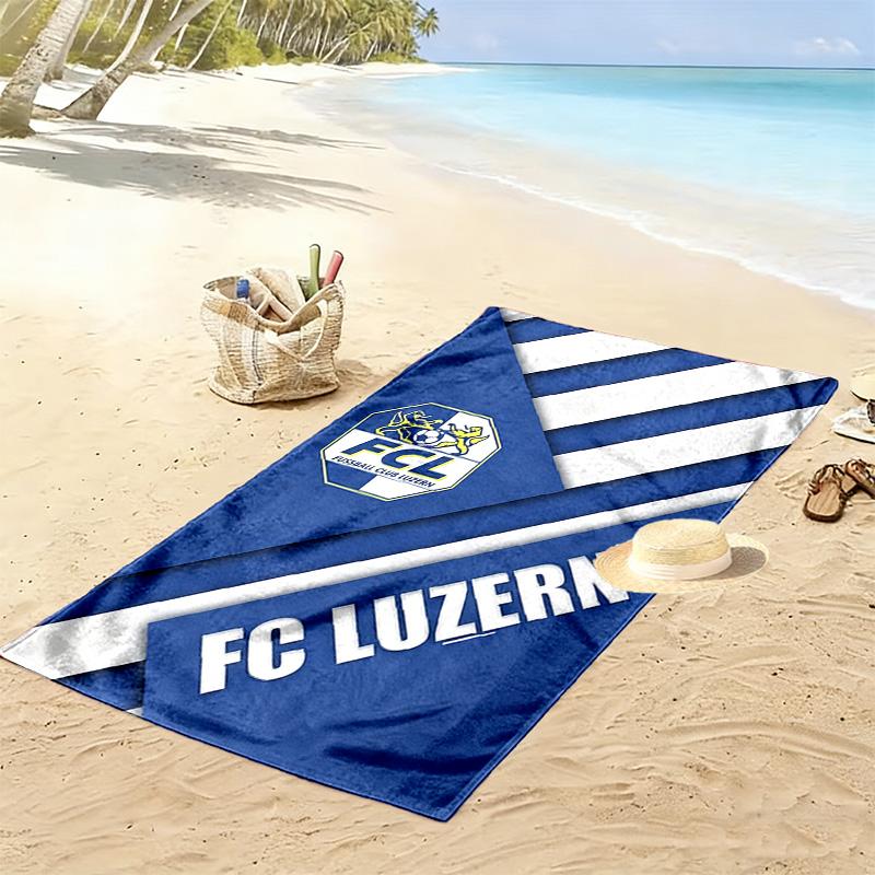 Luzern FC Print Beach Towel, Large Soft Quick Dry Towel for Beach Camping Swimming