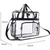 Stadium Approved Large Capacity Clear Bag Travel Mini Shoulder Bag Unisex Transparent Purse