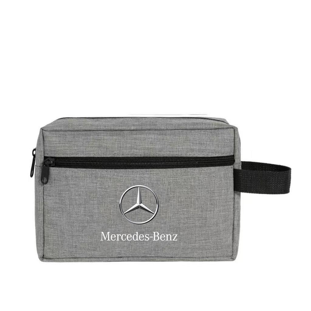 Car Portable USB Data Line Charger Plug Car keys driver's license Storage Bag For Mercedes Benz A B C E S Class CLA CLS SLK GLA CD1