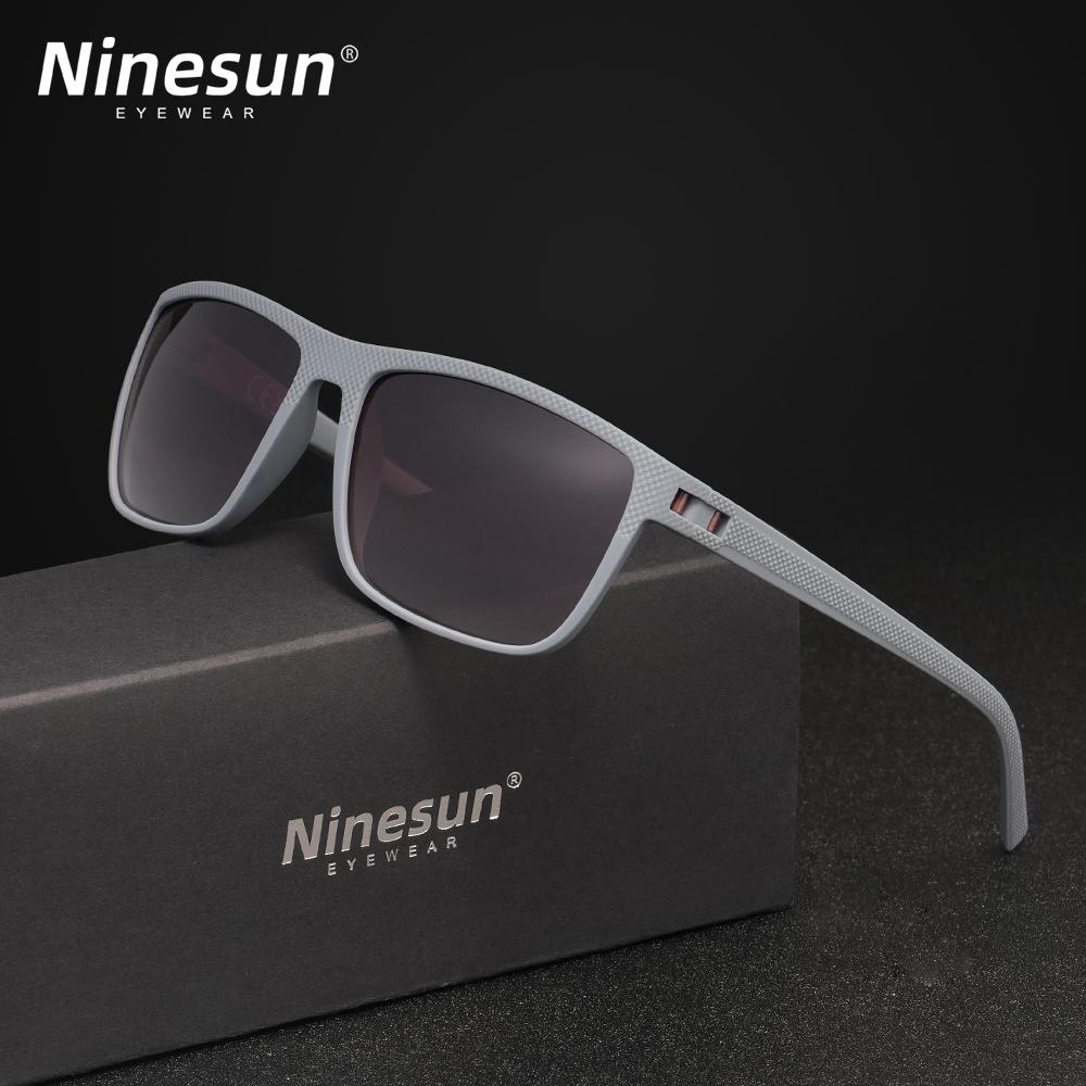 NINESUN New Fashion Men/Women Sunglasses Rainbow Mirror Lens Polarized UV400 Glasses Large Frame High Quality Driving Eyewear