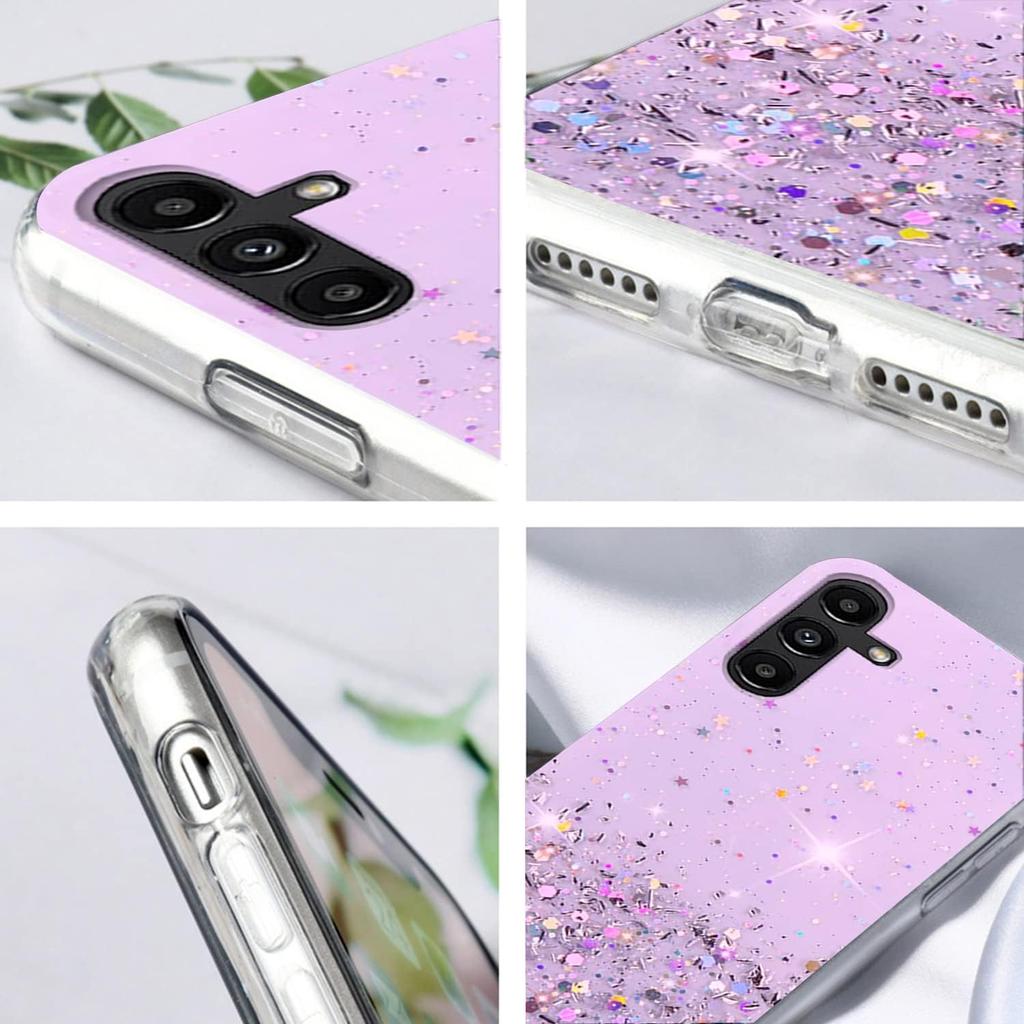 Чехол для Samsung Galaxy A15 A14 A54 A25 A35 A55 A24 A34 A05 A04 A13 A23 A33 A53 A52 iPhone 14 15 12 13 Pro Max блестящий блестящий силиконовый мягкий тонкий чехол