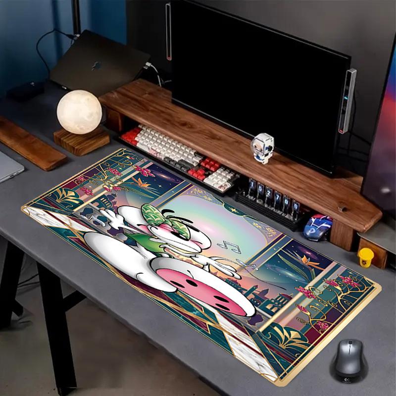 Diddl Print Mouse Pad, Anti‑Slip Desktop keyboard Mat, for PC Laptop Gaming Working Daily Use, Cool Festival Surprise Gift