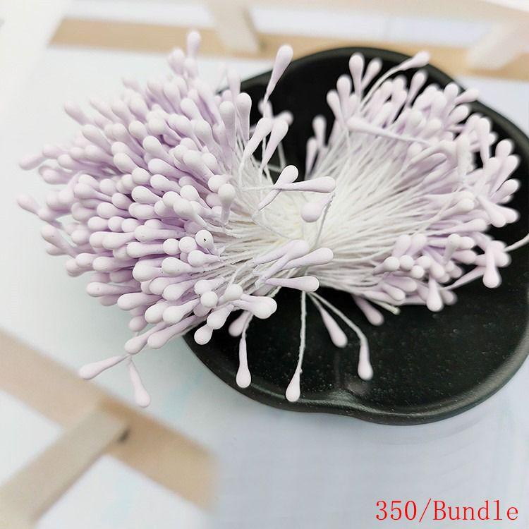 Multicolor 2mm 350Pcs Mini Flower Artificial Pearl Pistil Double Heads Hand-made Home Wedding Decoration Cake Decora DIY Needlew