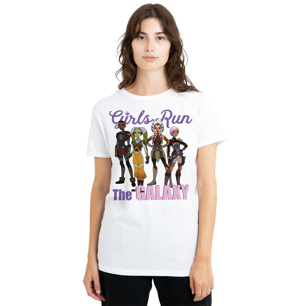 Star Wars: Ahsoka Womens/Ladies Galaxy Girls Ketsu Sabine Hera T-Shirt