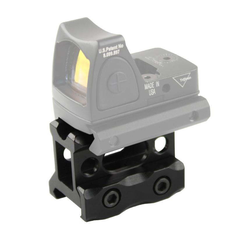 Крепление Riser 1" Height Picatinny Short Riser Mount Алюминиевый сплав Scope Riser Base Mount 20 мм Picatinny Rail