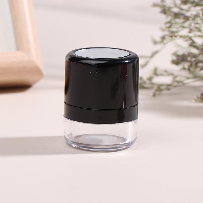 Mini Empty Refillable Loose Powder Box With Powder Puff Diy Cosmetic Powder Case Blusher Finishing Powder Jar Container