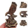 Pure Brass Eagle Statue Vintage Simulated Animal Statue Car Home Office Desk Decor Ornament Metal Figure Props Toy Gift Hawk