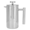 French Press Pot Stainless Steel Double Layer Portable French Press Coffee Maker for Home Outdoor