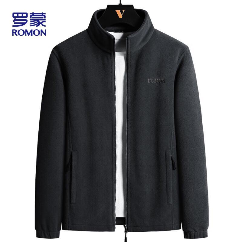 ROMON Men's Business Casual Fleece Jacket CS88