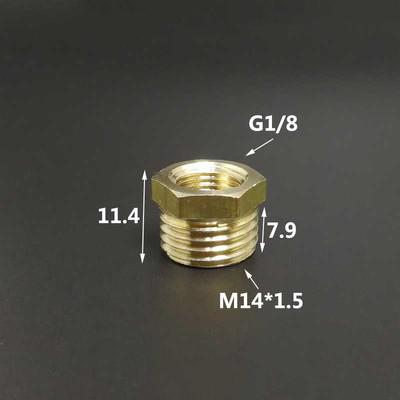 Латунный переходник-втулка 1/4" 1/2" BSP M10/14/16/20 Трубный фитинг Соединитель Адаптер Для манометра