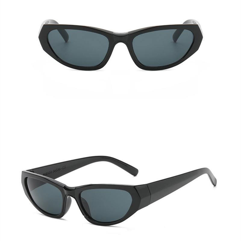 Простые спортивные панк-солнцезащитные очки модные футуристические очки в стиле хип-хоп для влюбленных