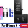 2716 mAh Replacement Battery Phone Backup Battery For iPhone X