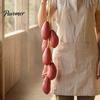 Продукты из прочного симулятора для магазина, Искусственные овощи на веревке, Подвесные имитации, Настенные украшения в деревенском стиле, Обучающие овощные игрушки для кухни
