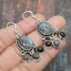 Charming Labradorite Gemstone Handmade925 Sterling Silver Jewelry Earring