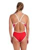 Arena Swimwear Women' Arena Icons Super Fly Back Solid Red White 005036/410 D36