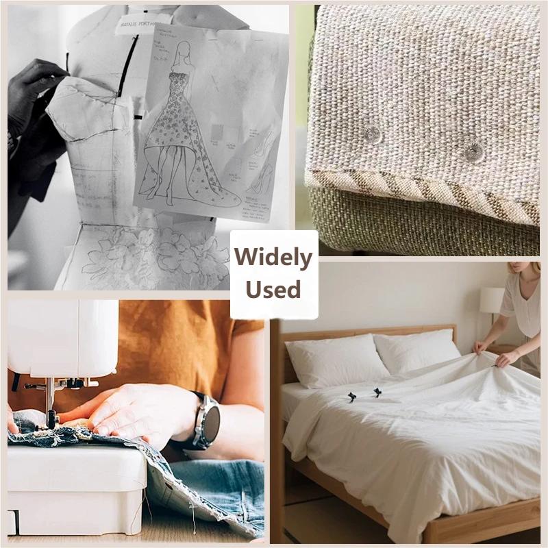 Twist Pins Upholstery Clear Heads Slip Cover Fasteners Headliner Fixing Pins for Sofa Car Van Home Furniture Hold Bed Skirt
