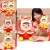 Traditional Plush Dolls With Horse Shaped Shawl Hat Decor For Lunar New Year Celebration Gift