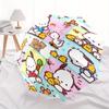 Carrot Small Animal Pochacco Automatic Open/CloseUmbrella-CuteUmbrella with Cute Design, Portable 3-Fold Compact Umbrella for Men & Women, Valentine's