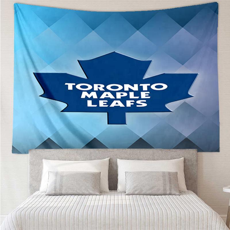 Гобелен по хоккею Toronto Leafs, Гобелен с уникальным дизайном, Настенный декор для спальни, гостиной, игровой комнаты, Душевные подарки для фанатов на праздники