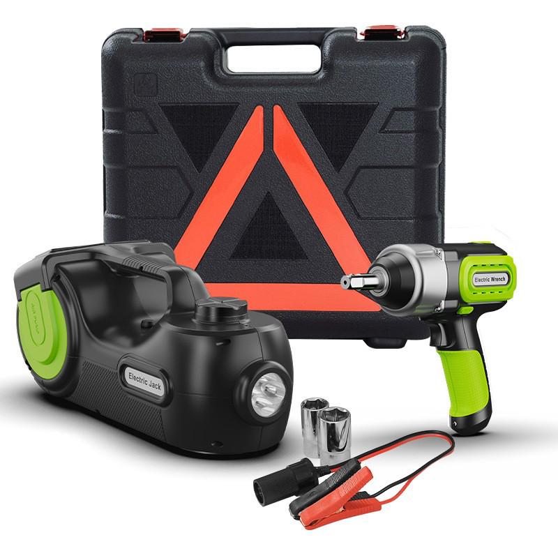 12V Electric Hydraulic Car Jack, 5 Ton Capacity with Tire Inflation Feature