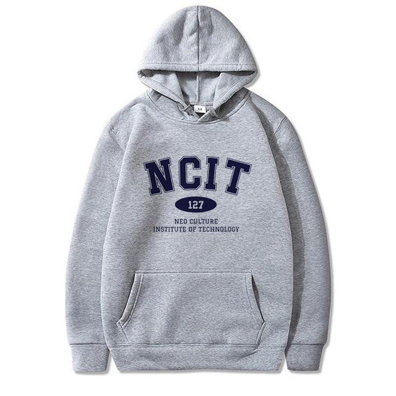 Толстовки NCIT 127 Мода NCT С принтом букв Уличная одежда Женская мода Оверсайз Толстовка Спортивные костюмы Одежда унисекс Пальто