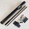 Carbon Fiber 1/2 Split Cue Stick 13MM 145cm 19OZ 9-Ball Pool Cue Non-Slip Grip Straight Professional Billiard Cue Stick with Case and Freebies