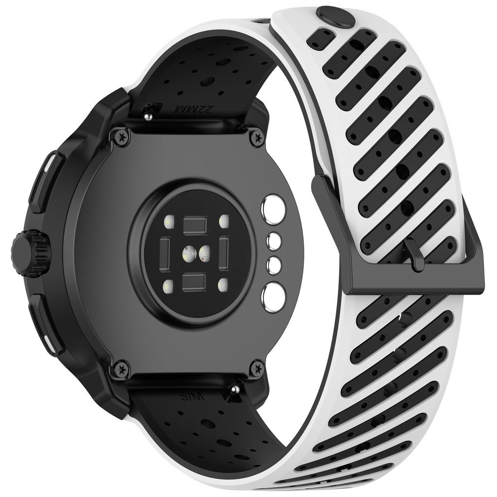 Двухцветный силиконовый ремешок 22 мм для Suunto RACE 2 S/Run/Ocean/Vertical Запасной ремешок для Suunto 5 9 Peak Pro Браслет