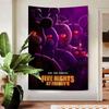 Fnaf FivenightsAtFreddys Аниме Гобелен Хиппи Цветочные Настенные Ковры Декор Комнаты в Общежитии Дешевые Хиппи Настенный Подвес