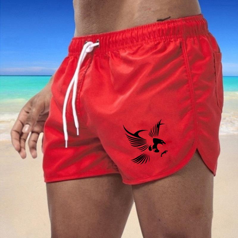 BBK-38 2025 Summer Men's Quick-Drying Swim Trunks Sports Pants Swimwear Beach Shorts Jogging Shorts
