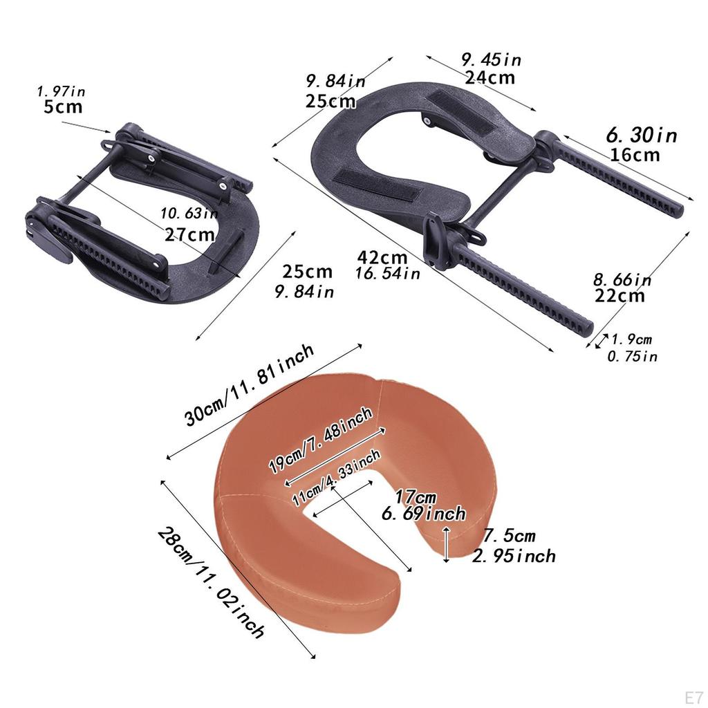 Подушка для лица для массажного стола, регулируемое оборудование, универсальная и подлокотник для шеи