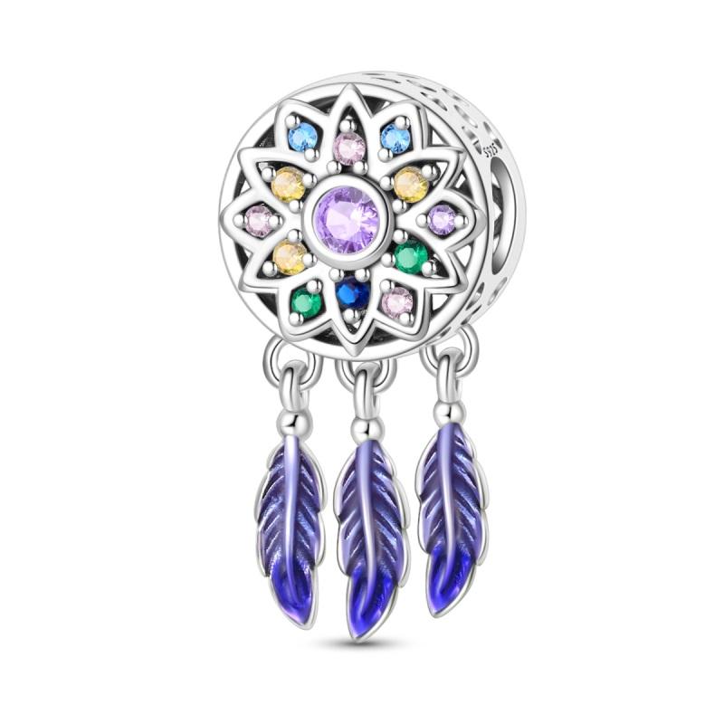New In Dreamcatcher Series Charm Beads Fits Bracelet Necklace For Women Luxury Dreamcatcher Pendants Bead Diy Jewelry Gifts