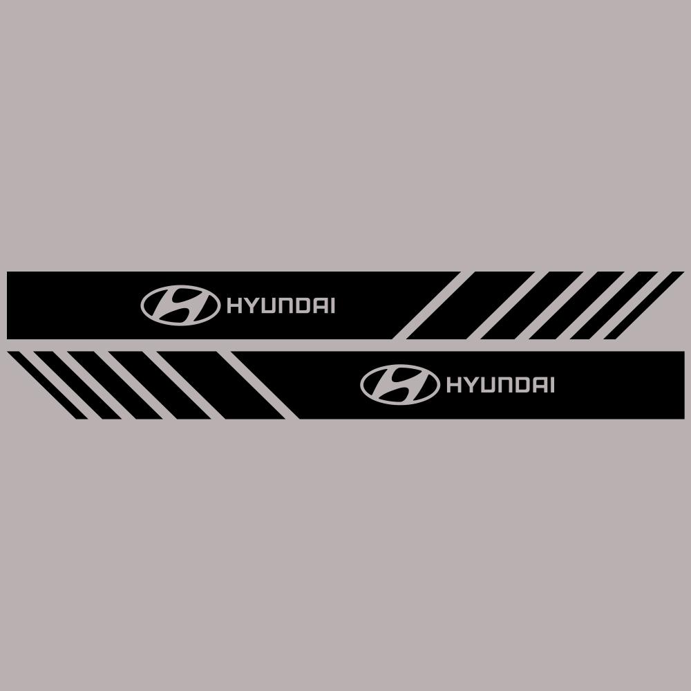 2Pcs Universal Auto Car Sticker Fashion Strips Side Rear View Mirror Decor Decal For Hyundai I10 I20 I30 I40 IX20 IX35 Tucson RR9