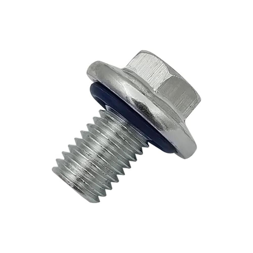 2Pcs Oil Drain Plug Bolt with Gasket 55577568 For Buick Cadillac Chevrolet GMC