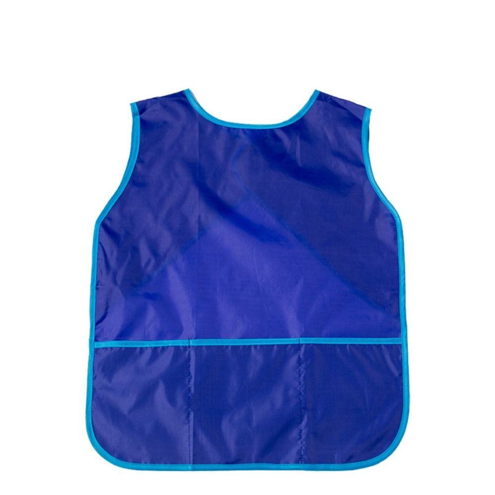 With 3 Pockets Painting Aprons Waterproof Kids Apron Craft Activity Kids Art Smock Cook