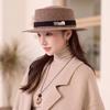 Wool Felt Women's Wool Hat Structured Crown French Fedora Hat  Autumn Winter Daily Wear