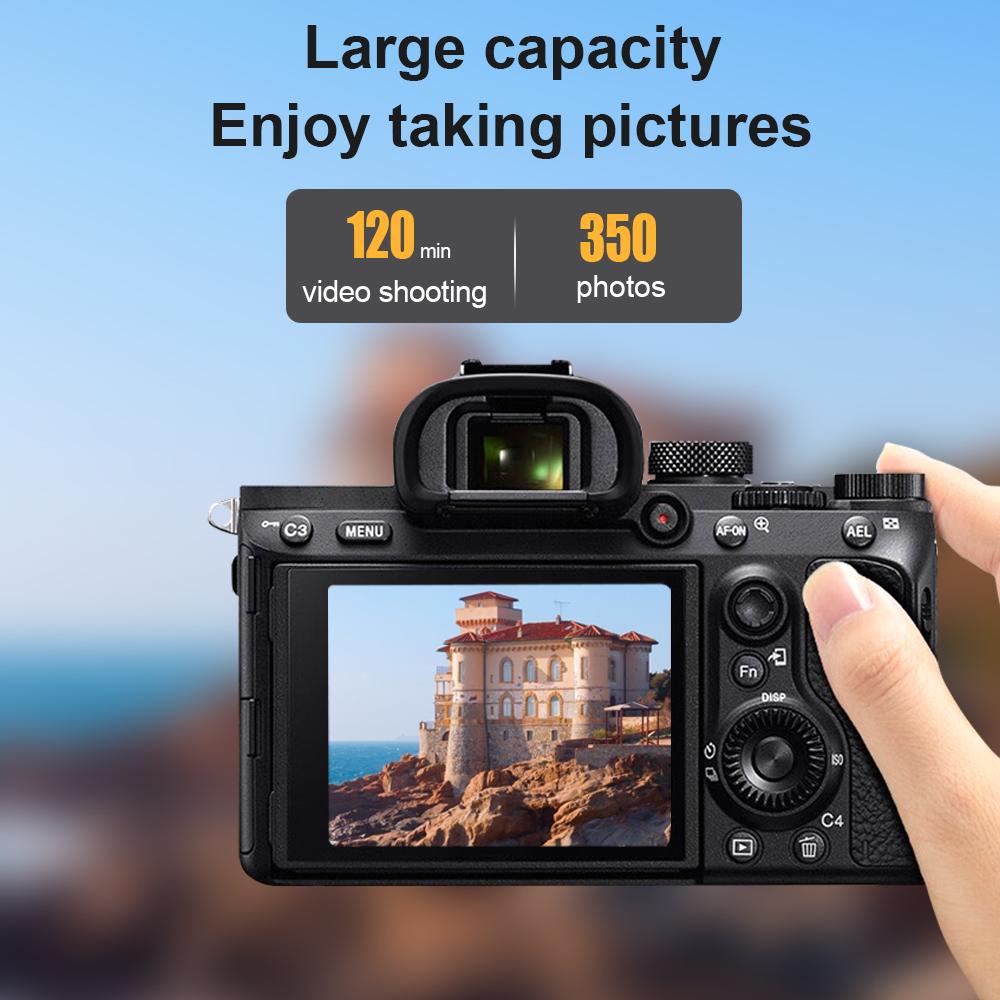 Двухканальное зарядное устройство R7 с 4 батареями EN-EL14/EN-EL14a для Nikon D3100-D5300, ЖК-дисплей и USB-кабель в подарок